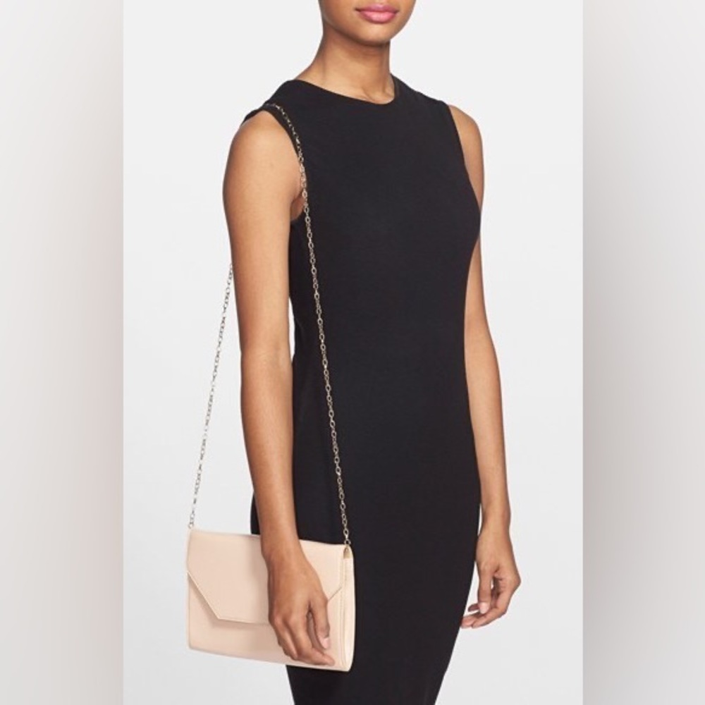 Halogen Patent Leather Clutch